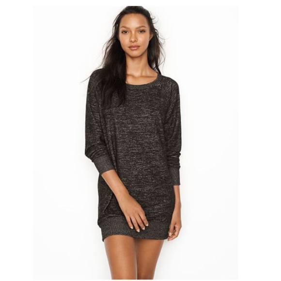 Victoria's Secret Dresses & Skirts - Worn once Victoria's Secret Cozy Tunic in Charcoal